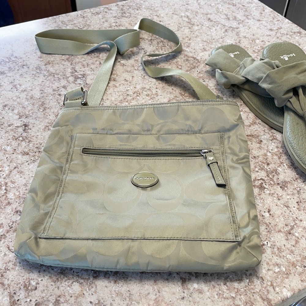 Coach nylon cross body
